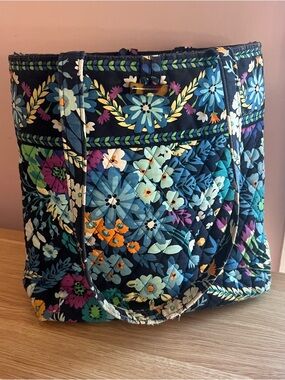 Vera Bradley Toggle Tote in Midnight Blues